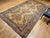 Vintage Turkish Oushak Rug, Geometric Pattern, Pale Yellow & Pink, 7' X 12' For Sale - Image 12 of 18