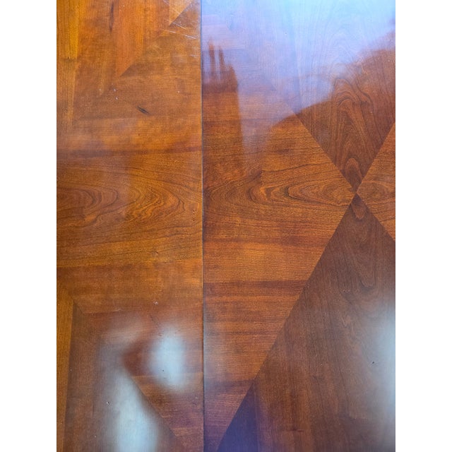 Ethan Allen Dining Table With Ten Chairs and Two Leaves - Set of 13 For Sale - Image 15 of 16