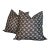 Soane Britain Burdur Leaf Pillows in Chestnut - Pair For Sale