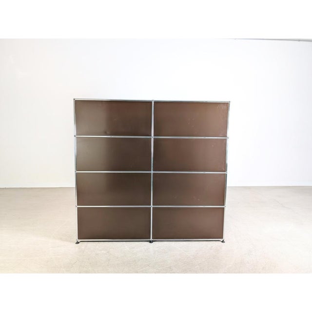Metal Vintage Filing Cabinet with Drawers from USM Haller For Sale - Image 7 of 15