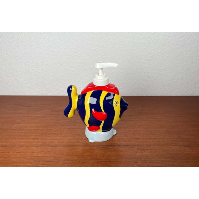 Postmodern Ceramic Fish Soap Pump Dispenser from Allure, 1999, 1990s For Sale - Image 13 of 18