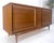 Mid-Century Modern Mid Century Modern Sculpted Walnut 68" Long 9 Drawers Dresser Credenza MINT For Sale - Image 3 of 13