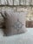 Vintage French Jean Francois Lesage embroidered pillow from Paris. This decorative taupe throw pillow cover features...