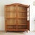French Style Oak Display Cabinet with Glass Front For Sale - Image 4 of 12