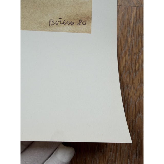 Paper Fernando Botero, Pear, 1980, Paper For Sale - Image 7 of 10