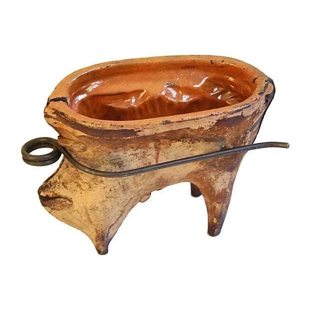 English Antique 19th CenturyFrench Alsatian Lamb Cake Mold For Sale - Image 3 of 8