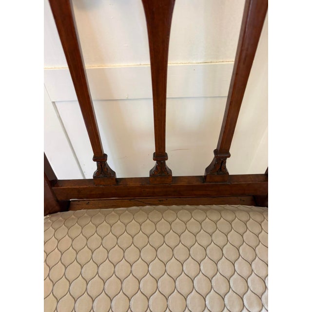 Antique Victorian English Mahogany Dining Chairs, 1880, Set of 8 For Sale - Image 14 of 15
