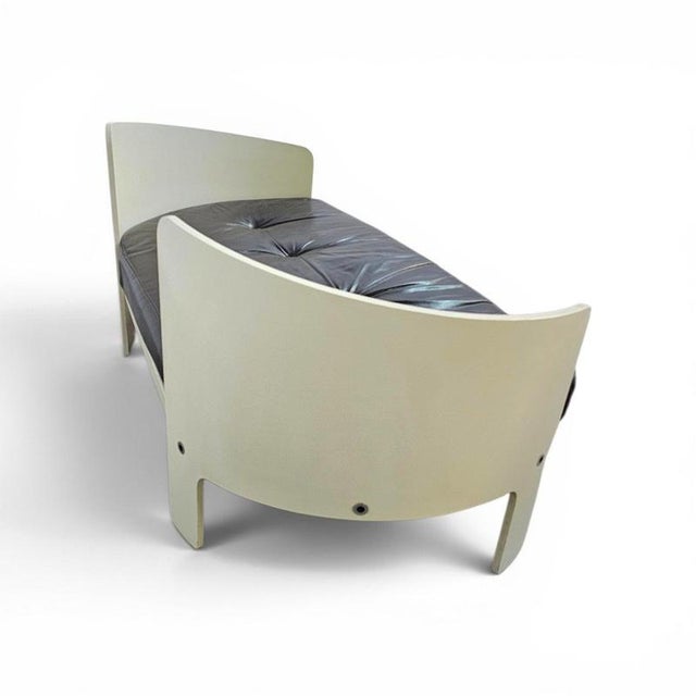 BZ49 Sofa in Dark Brown Leather by Hans Ell for T Spectrum, 1970 For Sale - Image 9 of 18