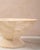 "Lane Hex" Decorative Pedestal Bowl by Montana Labelle in Natural Travertine Marble For Sale In Baltimore - Image 6 of 11