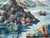 1960s L Hirsch Watercolor Marine Painting Signed Paper Gouache Fisherman Boats For Sale - Image 5 of 8