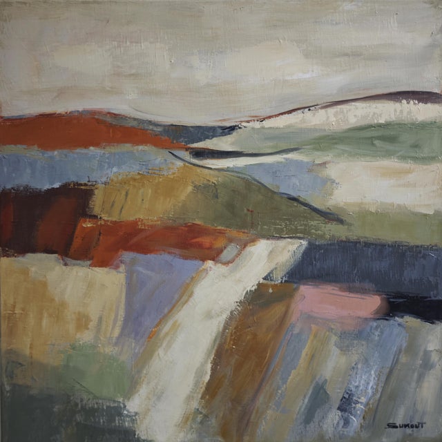 In First Light, Dumont captures the subtle emergence of light across an abstracted terrain. The composition unfolds...