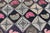 Early 20th Century Antique American Hooked Rug With Diamond Patchwork Geometric Leaf Design 9'2"x12'1" For Sale - Image 5 of 10