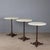 Tables with White Marble Tops, Set of 3 For Sale - Image 12 of 12