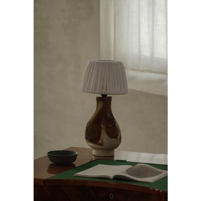 Danish Sculptural Model 989 Table Lamp in Stoneware from Axella Stentøj, 1960s-1970s For Sale - Image 9 of 18