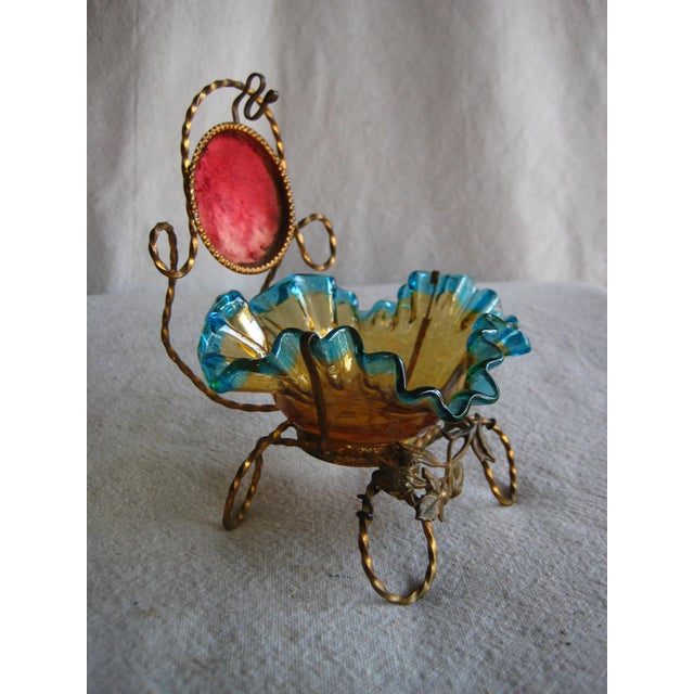 French French Lady Pocket Watch and Jewelry Holder 19 Century For Sale - Image 3 of 8
