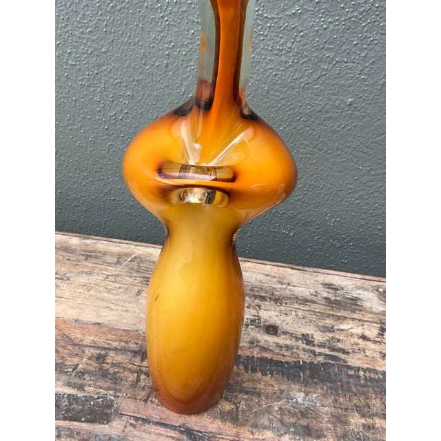 Vintage Italian Murano Glass Abstract Sculpture For Sale - Image 10 of 12