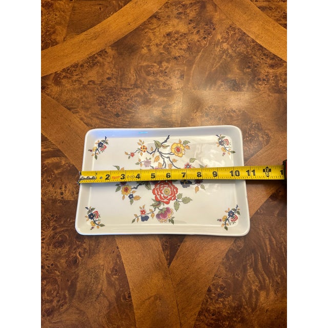 Vintage Limoges France Porcelain Hand Painted 10"x 7" Serv Ing Plate Tray For Sale - Image 12 of 12