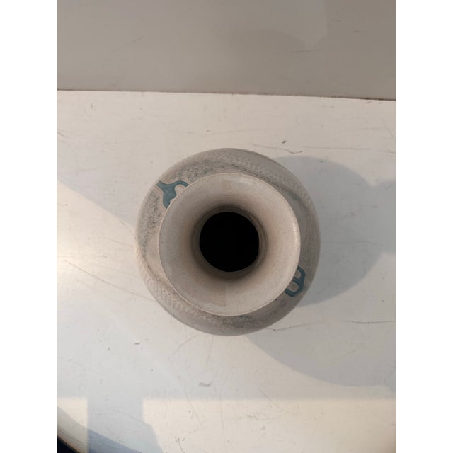 Ceramic Vessel With Abstract Design For Sale - Image 4 of 8