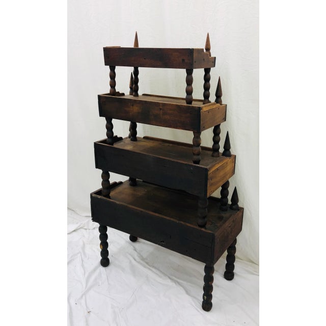 Antique Primitive Arts & Crafts Shelf For Sale - Image 9 of 10