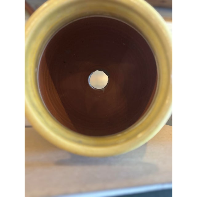 2020s French Handmade Anduze Biot Olive Oil Jar For Sale - Image 5 of 6