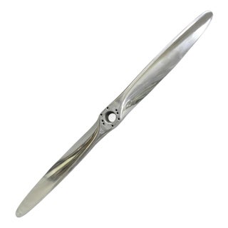 Decorative Fixed Pitch Polished Aluminum 74" Propeller Blade "Not Airworthy" (B) For Sale
