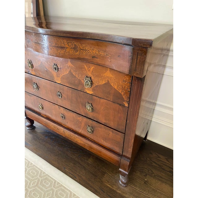 Early 19th-Century Biedermeier Marquetry Inlaid Chest of Drawers For Sale - Image 13 of 13