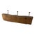 Art Deco Early 20th Century French Architectural Salvage Art Deco Carved Wood/Cast Iron Wall Coat/Hat Rack For Sale - Image 3 of 5