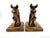1960s Equestrian Horse Bust Bookends With Antiqued Bronze Finish, a Pair For Sale - Image 10 of 11