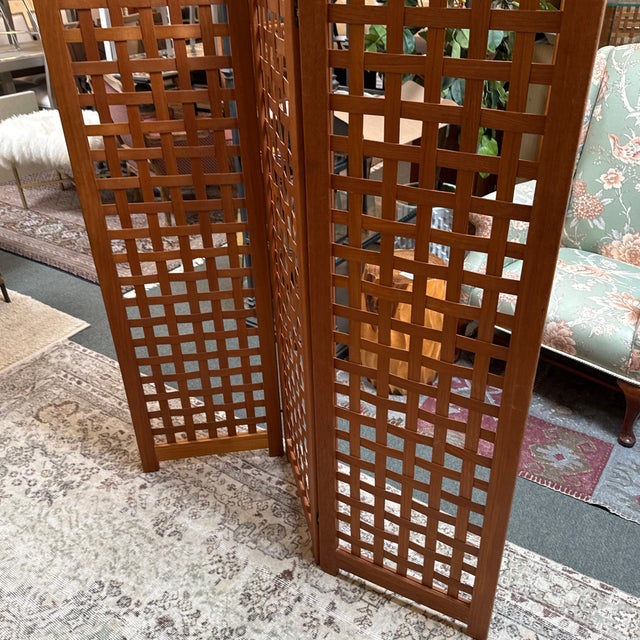 Danish Modern Teak Wood Wall Divider, Circa 1960's For Sale - Image 10 of 12