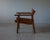 Brown B195 Attributed to Børge Mogensen Spanish Chair in Leather & Oak, Mid-Century For Sale - Image 8 of 9