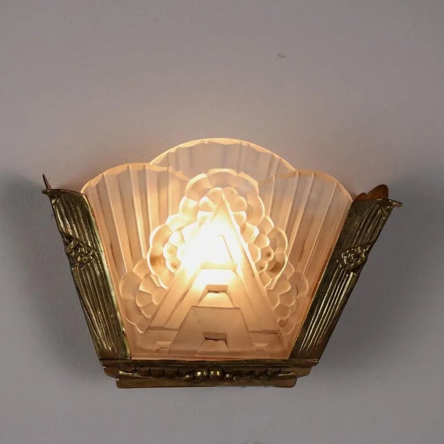 Vintage Art Deco Wall Lamp, Italy, 1940s For Sale - Image 10 of 10