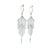 2010s Casato Gioielli Italian 18k White Gold Diamond Art Deco Revival Chandelier Earrings, Pair For Sale - Image 5 of 13