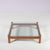 A beautiful low square coffee table, manufactured in the Netherlands in the 1960s. Made of nice, warm brown wood in a...