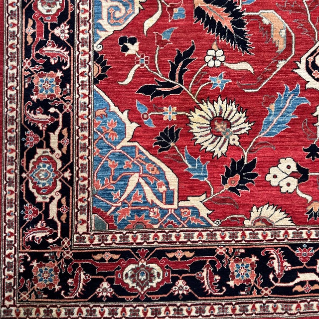 6ft 1in X 9ft Handmade Baktiari Wool Area Rug For Sale - Image 11 of 12