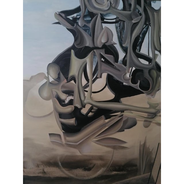 Early 21st Century Stefano Mazzolini, Tulipa, 2020s, Mixed Media on Canvas For Sale - Image 5 of 10