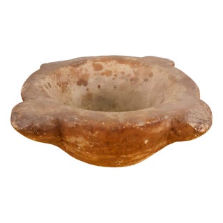 Antique Mortar in Marble For Sale