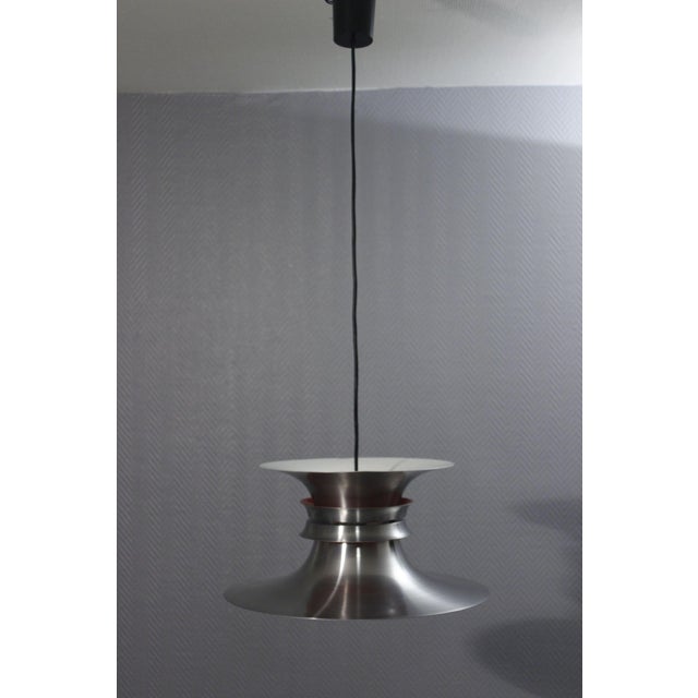 Vintage Pendant Lamp by Bent Nordsted for Lyskær Belysning, Denmark, 1960s For Sale - Image 4 of 17