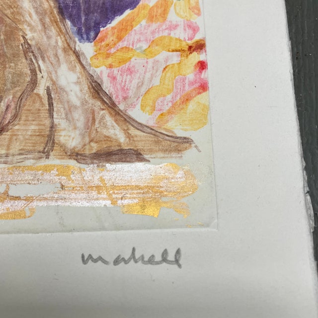 Contemporary 3 Original Female Nude Abstract Mono-Prints - Set of 3 For Sale - Image 10 of 11