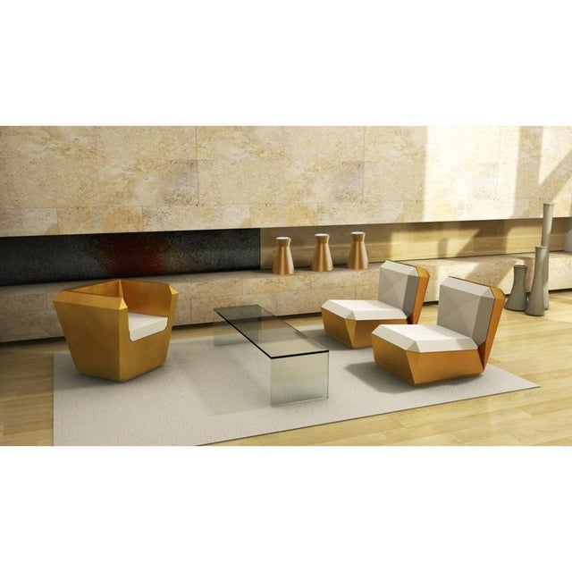 Lingotto Easy Chair in Powder-Coated Aluminum by Altreforme For Sale - Image 4 of 7
