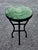 Moroccan 14" Mini Moroccan Mosaic Accent Table – Tamegroute Green Tile Top For Sale - Image 3 of 11
