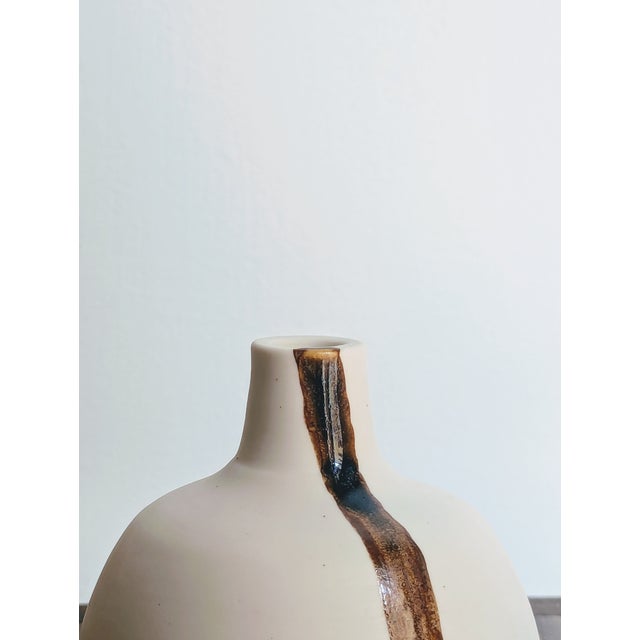 Early 21st Century Lava Vase by Cicindèle Ceramica For Sale - Image 5 of 8