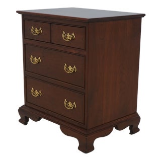 Stickley 3 Drawer Cherry Nightstand Chest For Sale
