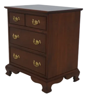 Stickley 3 Drawer Cherry Nightstand Chest