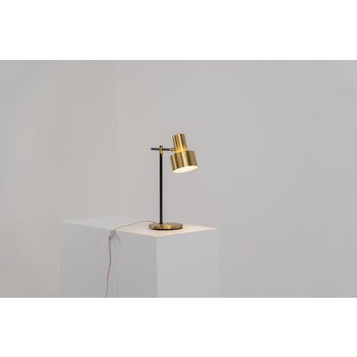Brass Lento Table Lamp by Jo Hammerborg For Sale - Image 6 of 14