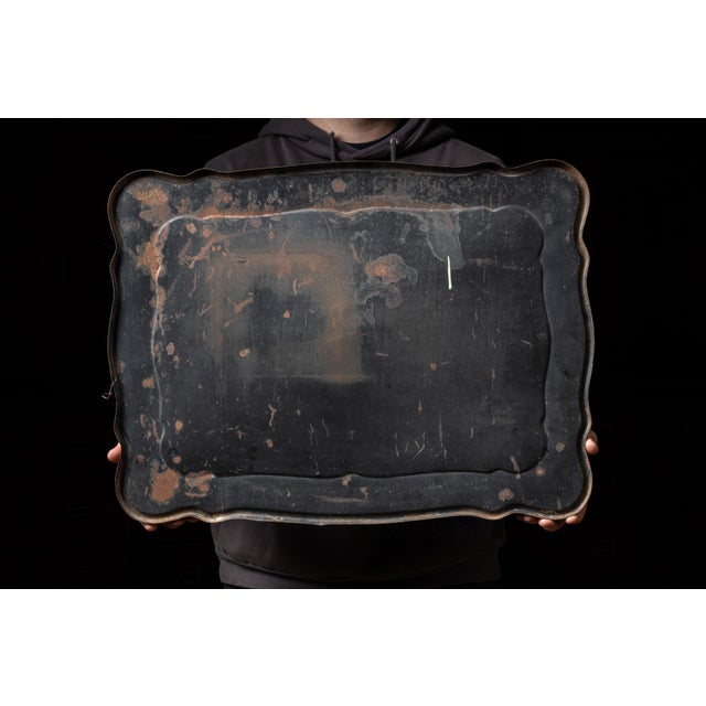 Early 20th Century 1910s Sidney Dillon Cigar Embossed Tin Advertising Sign For Sale - Image 5 of 5