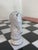 Chess Coffee Table with Wrought Iron and Ceramic Board, Ceramic Game Pieces, 1960s For Sale - Image 10 of 18