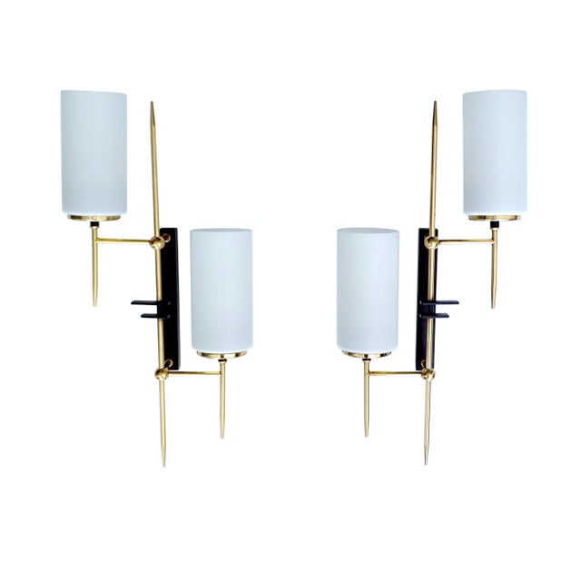 Wall Lights from Lunel, 1960s, Set of 2 For Sale - Image 15 of 15