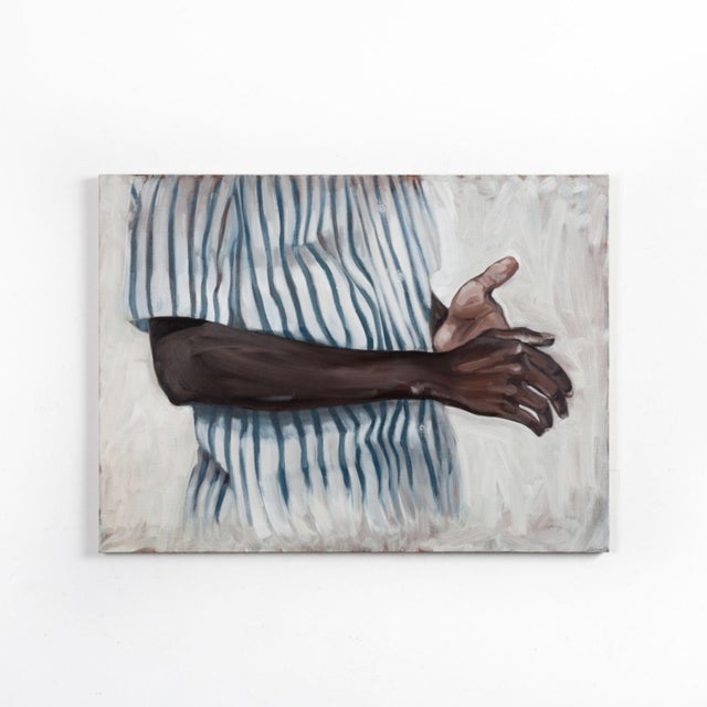 Early 21st Century Justyna Kuklo, Waiting III, 2019, Oil on Canvas For Sale - Image 5 of 6