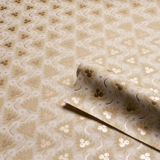 Schumacher Schumacher Custis Orchard Wallpaper In Twig For Sale - Image 4 of 4