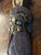 Mid 20th Century Hand-Carved Southeast Asian Guardian Wall Mask | Polychrome Wood Sculpture For Sale In San Antonio - Image 6 of 9